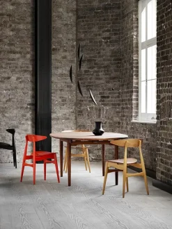 CH338 Spisebord, Teak Mix Special Edition inkl. 1 tillægsplade fra Carl Hansen & Søn