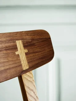 CH23 Spisestol, eg hvidolie af Hans J. Wegner