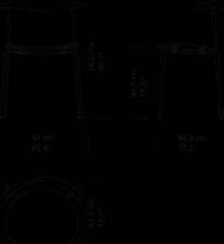 CH88 Stol, farvet af Hans J. Wegner