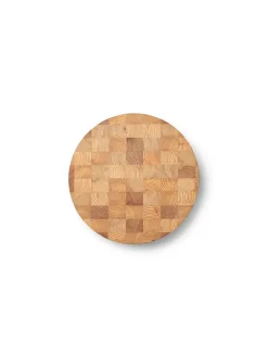 Chess Cutting Board Round fra Ferm Living