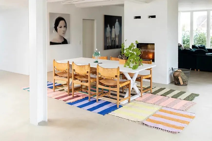 Chindi tæppe, 60x90 cm fra Bongusta