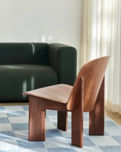 Chisel Lounge Chair m/polstring fra Hay