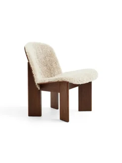 Chisel Lounge Chair u/polstring fra Hay
