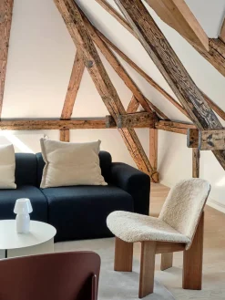 Chisel Lounge Chair u/polstring fra Hay