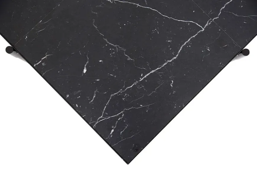 Coffee Table 90, sort marmor fra HANDVÄRK