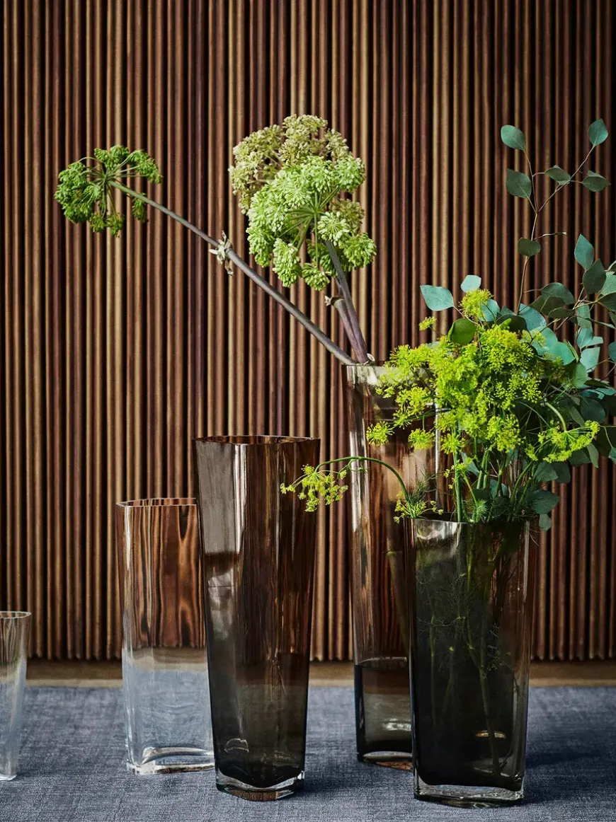 Collect Glass Vases, Smoked fra &Tradition