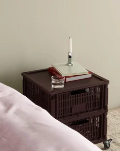 Colour Crate Large Square, Sage green fra Hay