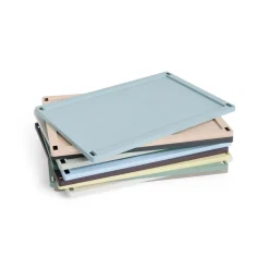 Colour crate låg, Medium Square/Cube fra Hay