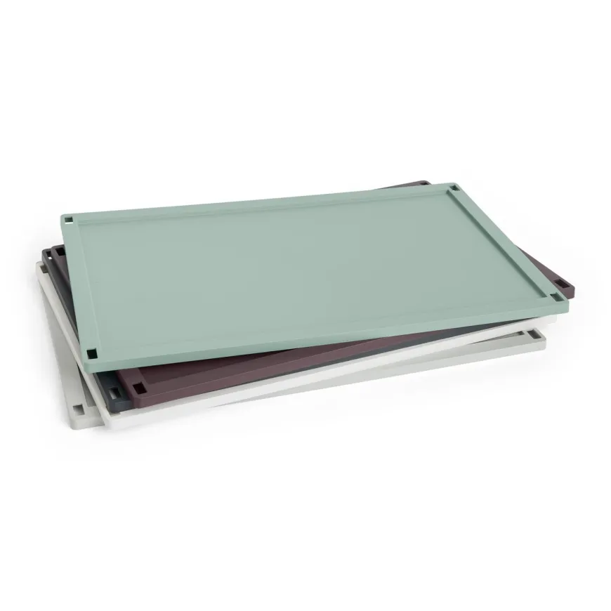 Colour crate låg, Medium Square/Cube fra Hay