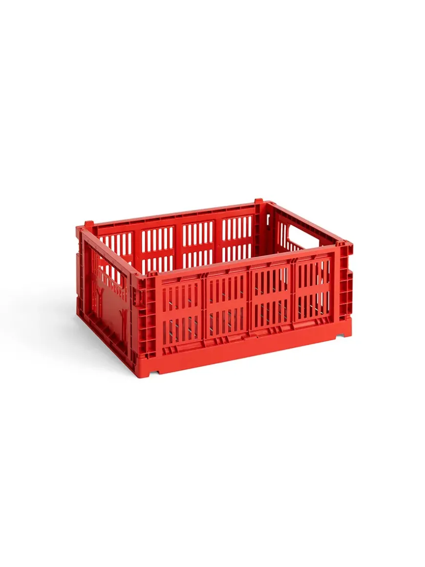 Colour crate M, red fra Hay