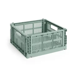 Colour Crate Medium Square, Grey fra Hay