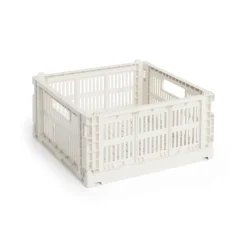 Colour Crate Medium Square, Light yellow fra Hay