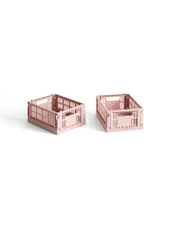 Colour Crate Mini 2 Stk., dusty rose fra Hay