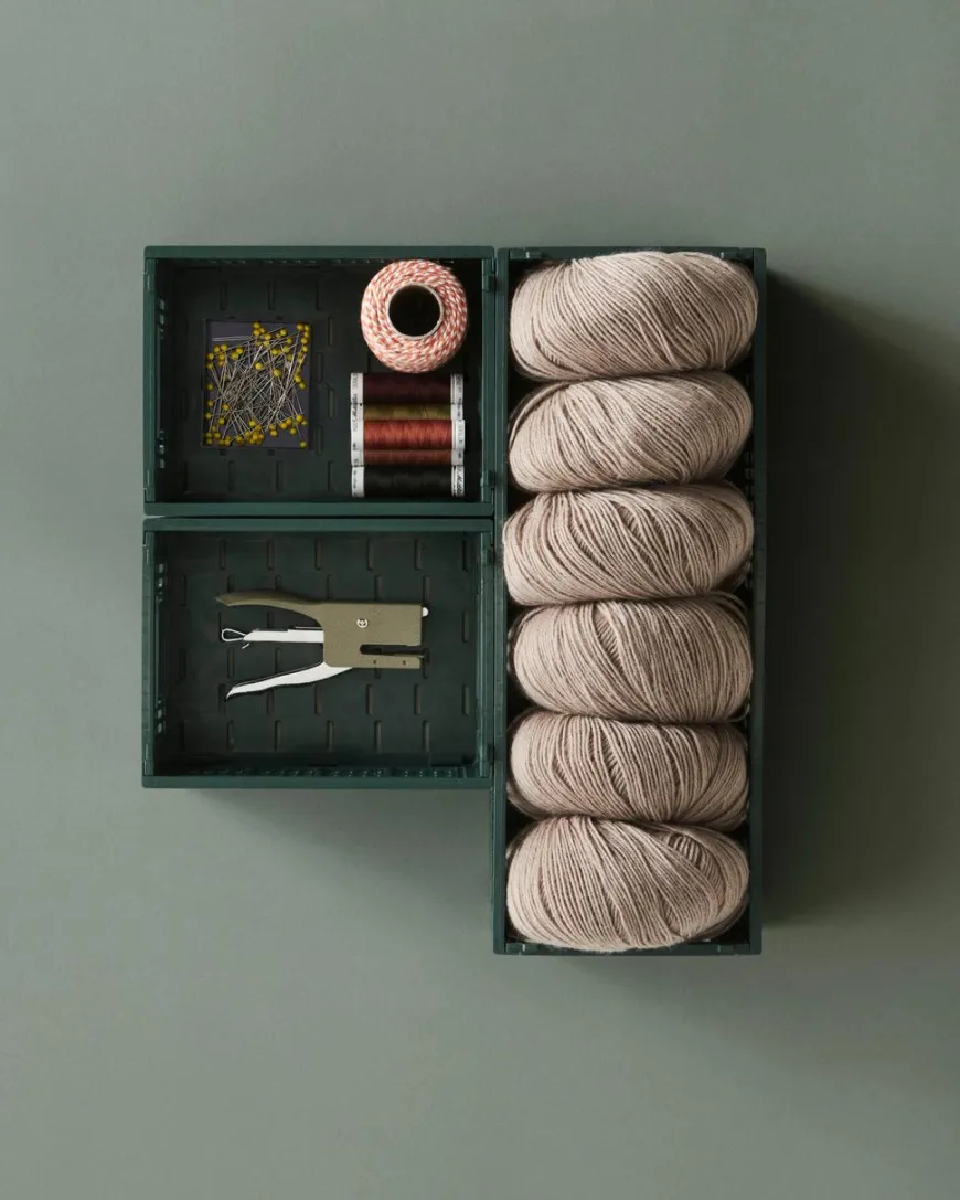 Colour Crate Mini Oblong, Off white fra Hay