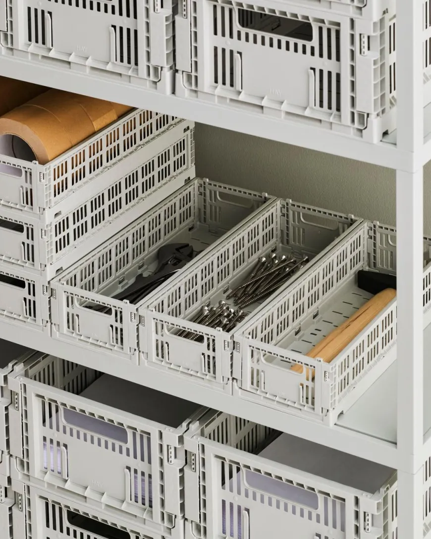 Colour Crate Mini Oblong, Off white fra Hay