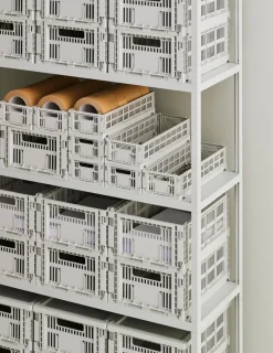 Colour Crate Mini Oblong, Off white fra Hay