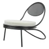 Copacabana Lounge Chair, black semi matt fra GUBI