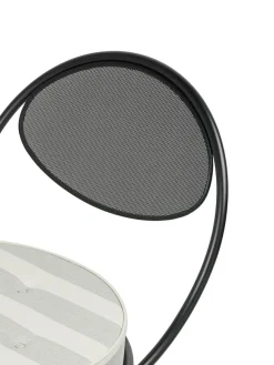 Copacabana Lounge Chair, black semi matt fra GUBI