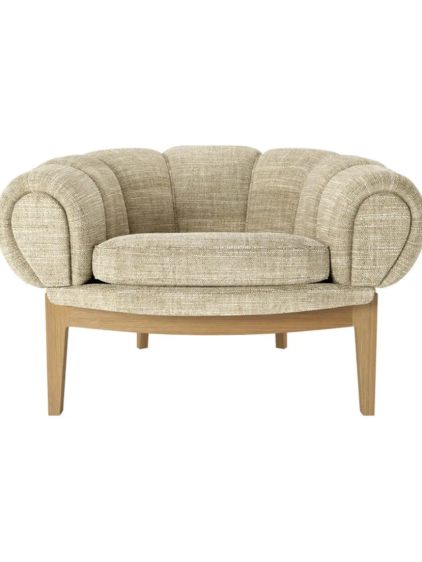 Croissant Lounge Chair, fabric fra GUBI