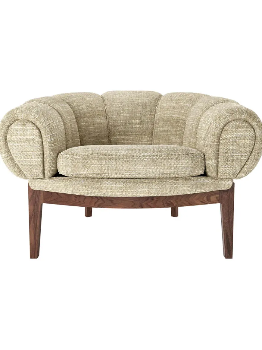Croissant Lounge Chair, fabric fra GUBI