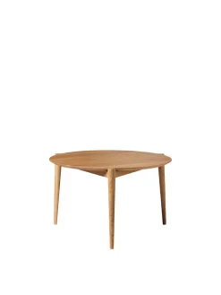 D102 Søs Sofabord, Ø 70 cm fra FDB Møbler
