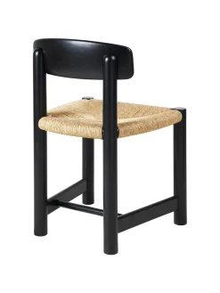 Daumiller Side Chair, black pine fra GUBI