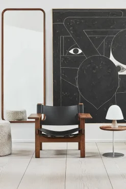 Den Spanske Stol i cognac læder, eg sæbe af Børge Mogensen