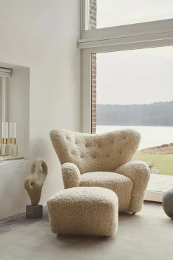 Den Trætte Mand inkl. Skammel, moonlight fra Audo Copenhagen