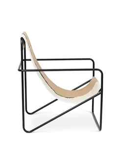 Desert Lounge Chair, sort fra Ferm Living