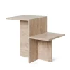 Distinct Side Table, Travertine fra Ferm Living