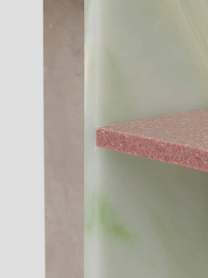 Distinct Side Table, Travertine fra Ferm Living