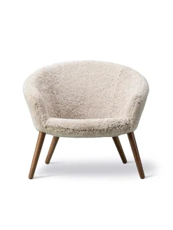Ditzel Lounge Chair, lammeskind fra Fredericia Furniture