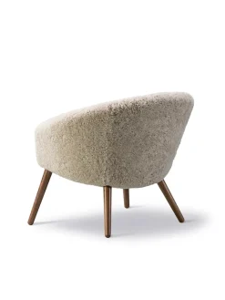 Ditzel Lounge Chair, lammeskind fra Fredericia Furniture