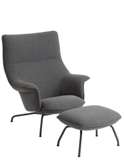 Doze Lounge Chair inkl. Fodskammel, easy leather root fra Muuto