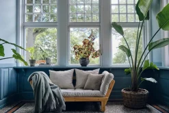 Drejø Plaid, grey mix fra Silkeborg Uldspinderi