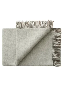 Drejø Plaid, grey mix fra Silkeborg Uldspinderi