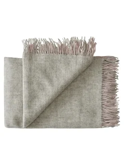 Drejø Plaid, grey mix fra Silkeborg Uldspinderi