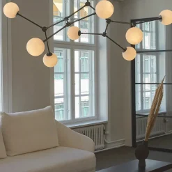 Drop Bulp Chandelier, grey fra 101 Copenhagen