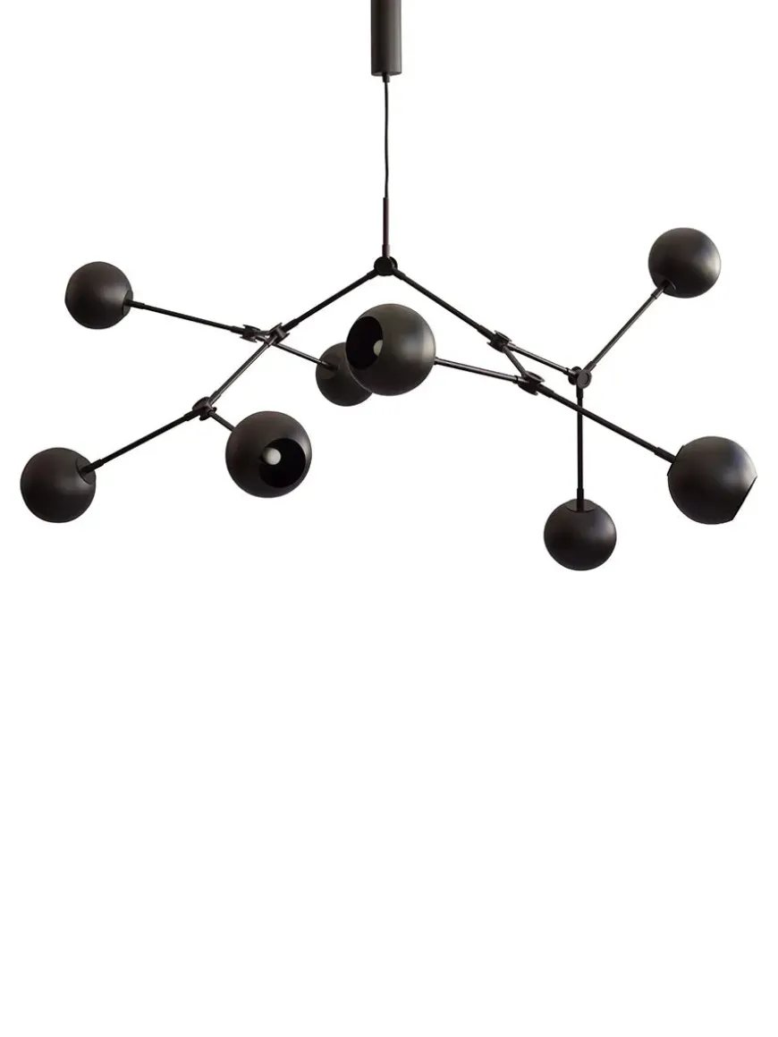 Drop Chandelier Globe, Chrome fra 101 Copenhagen