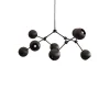 Drop Chandelier Globe, Mini, Burned Black fra 101 Copenhagen