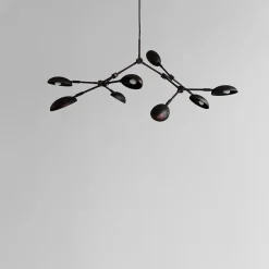 Drop Chandelier, mini burned black fra 101 Copenhagen
