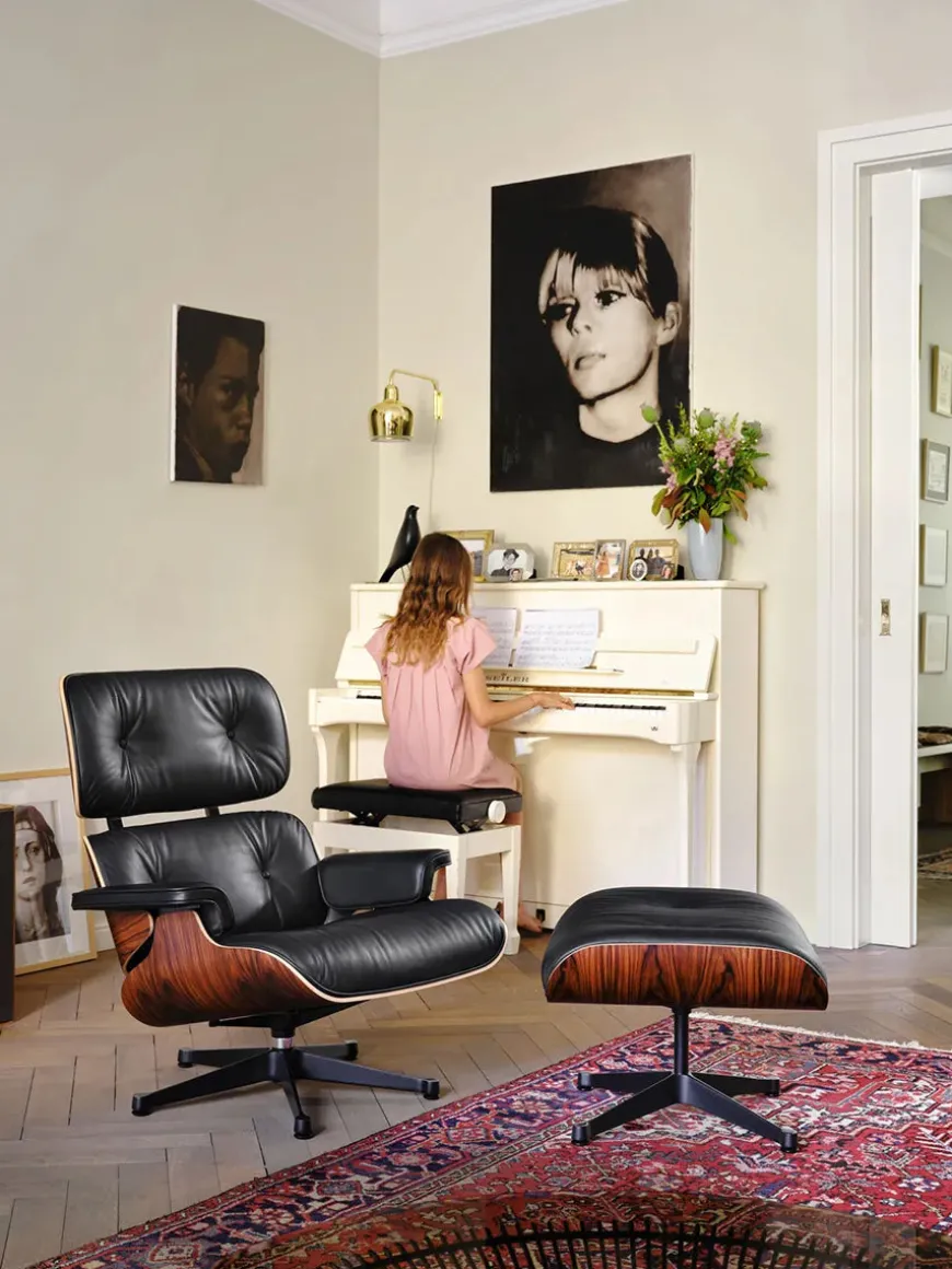 Eames Lounge Chair inkl. Fodskammel fra Vitra