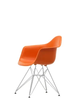 Eames Plastic Armchair DAR, forkromet fra Vitra