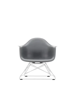 Eames Plastic Armchair LAR, hvidlakeret fra Vitra