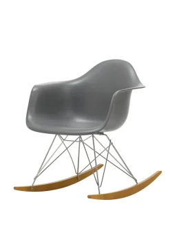 Eames Plastic Armchair RAR, gyngestol fra Vitra