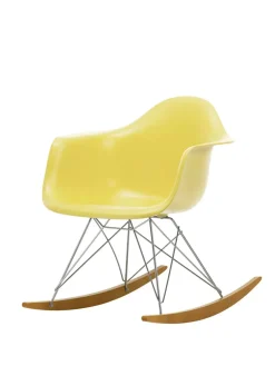 Eames Plastic Armchair RAR, gyngestol fra Vitra