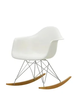 Eames Plastic Armchair RAR, gyngestol fra Vitra