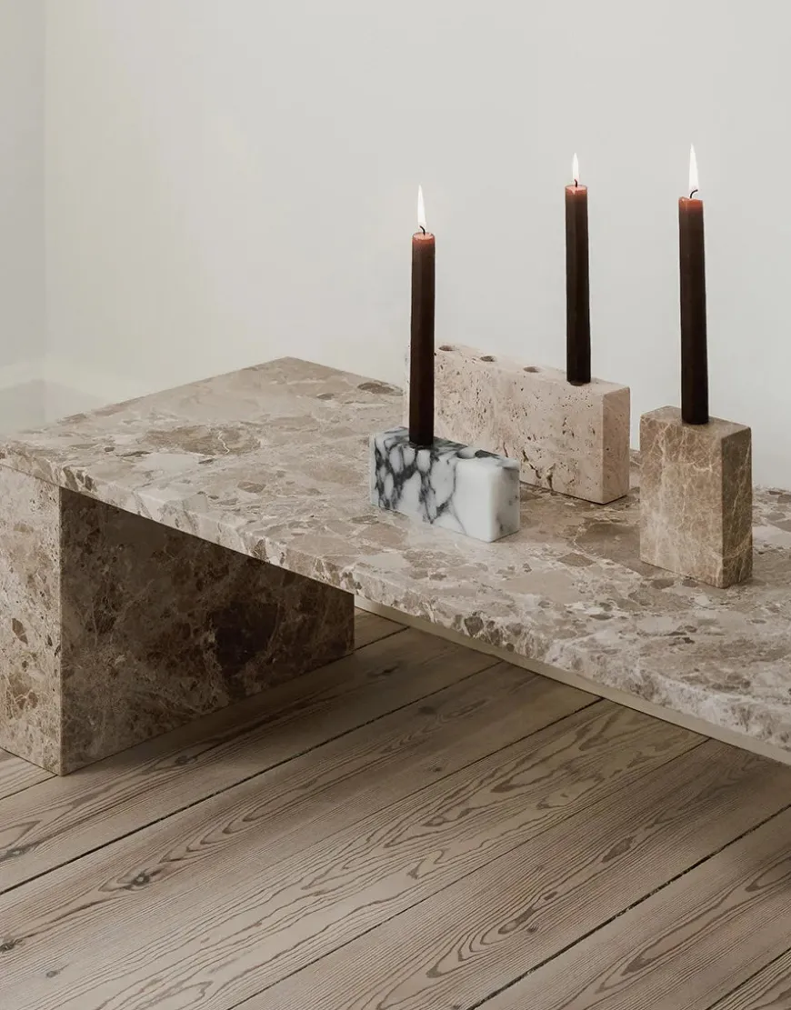 Epode Lysestage, calacatta violetta fra Wabi Sabi Nordic