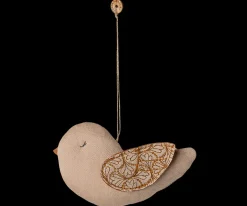 Fabric ornament, Fugl marmor latte fra Maileg
