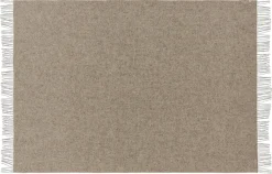 Fanø Plaid, light nordic grey fra Silkeborg Uldspinderi